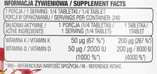 OstroVit Vitamin D3 8000 + K2 200 mcg-factsheets