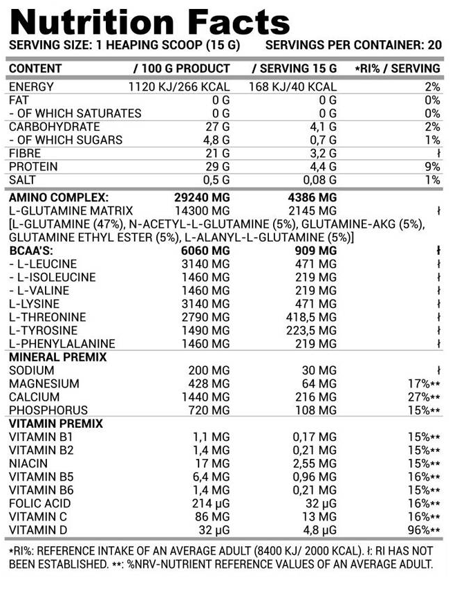 Lazar Angelov Nutrition LA Vit / Amino | EAA + Vitamins & Minerals-factsheets