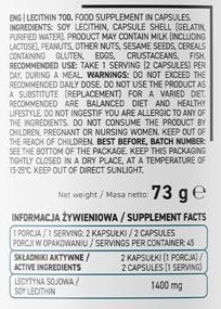 OstroVit Lecithin 700 mg-factsheets