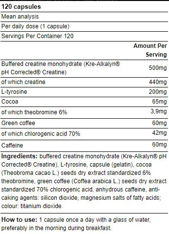 Yamamoto Nutrition Kre-ALKALYN® PERFORMANCE-factsheets