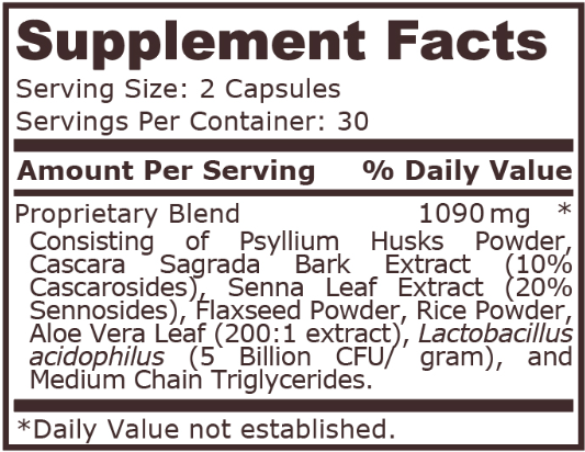 Pure Nutrition Herbal Laxative-factsheets