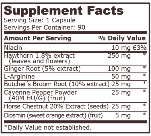 Pure Nutrition Blood Circulation Support-factsheets