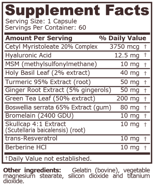 Pure Nutrition No Pain Formula-factsheets