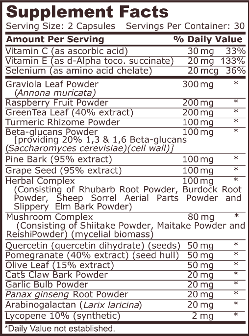 Pure Nutrition Immune Support-factsheets