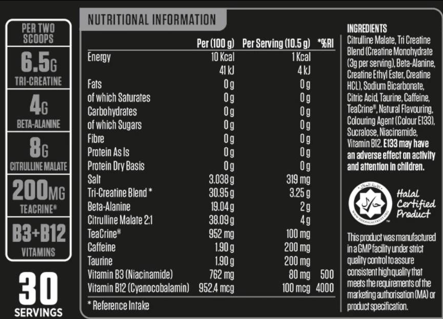 Applied Nutrition ABE - All Black Everything-factsheets