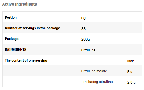 AllNutrition Citrulline Malate Powder-factsheets