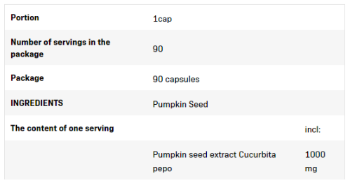 Allnutrition Pumpkin Seeds-factsheets