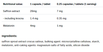 AllNutrition Melatonin Forte 4 mg-factsheets
