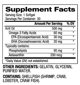 Biovea Omega-3 Krill Oil 500 mg-factsheets