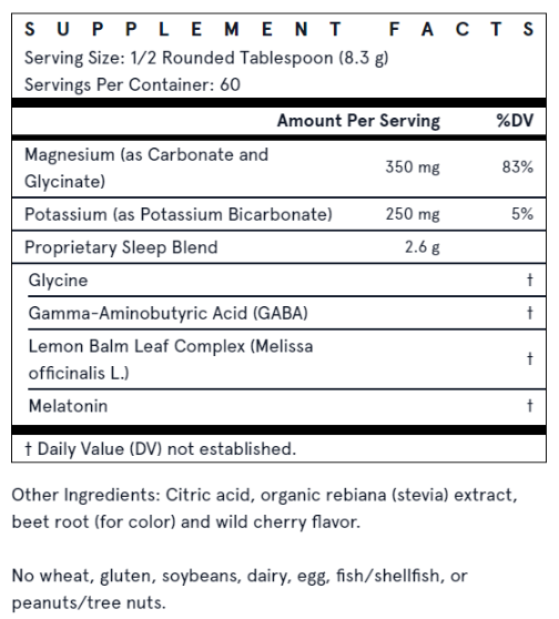 Jarrow Formulas Soothing Night™ | Promotes Relaxation and Restful Sleep-factsheets