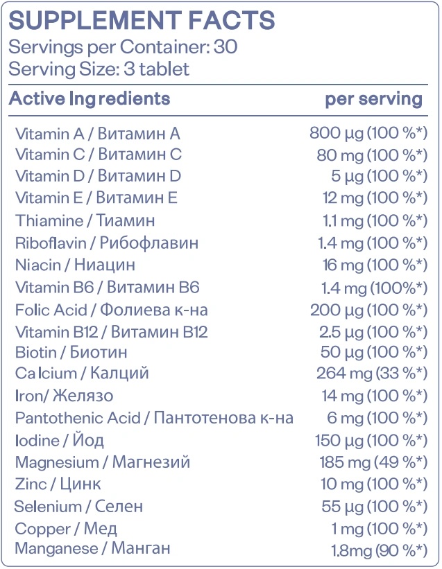 HS Labs A-Z Vitamins-factsheets