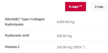 Trec Nutrition Collagen Max | Solugel® with Hyaluronic Acid & Vitamin C-factsheets