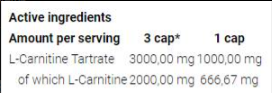 Trec Nutrition L-Carnitine 3000 Caps-factsheets
