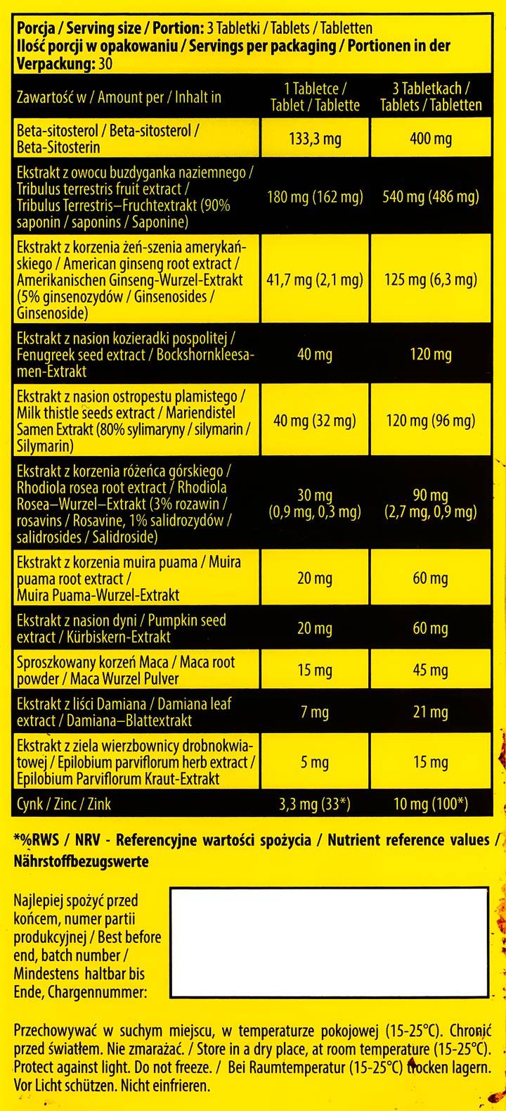 Nuclear Nutrition Catalyser / Testosterone Booster-factsheets