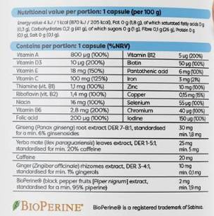 Osavi Multivitamin with Yerba Mate-factsheets