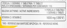 OstroVit Vitamin C 1000 mg - Limited Edition-factsheets