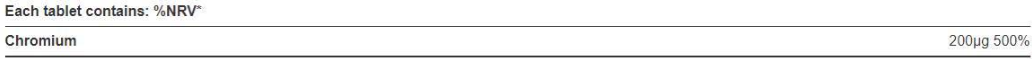 Holland And Barrett Chromium Picolinate 200 mcg-factsheets