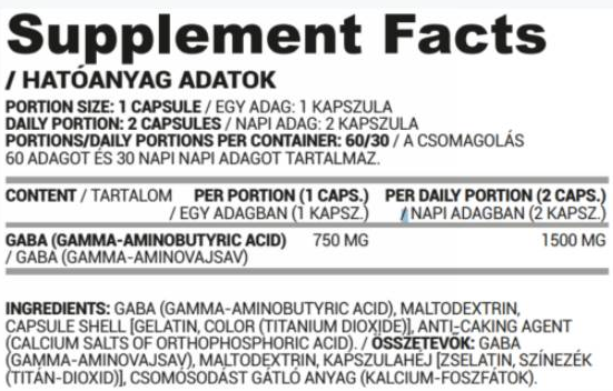 Nutriversum GABA 750 mg-factsheets