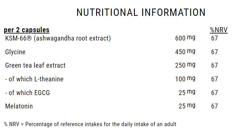 Weider Ashwagandha Sleep-factsheets