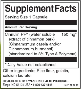 Swanson Cinnulin PF Cinnamon Extract-factsheets