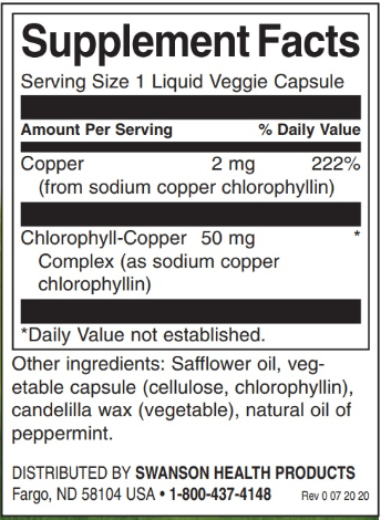 Swanson Chlorophyll-factsheets