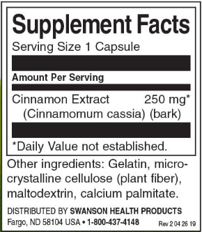 Swanson Cinnamon Extract-factsheets