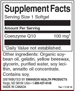 Swanson COQ10 100mg-factsheets