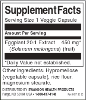 Swanson Eggplant Extract 20:1-factsheets