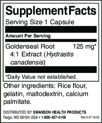 Swanson Goldenseal Root-factsheets