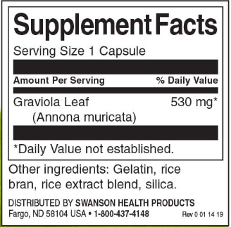 Swanson Graviola-factsheets
