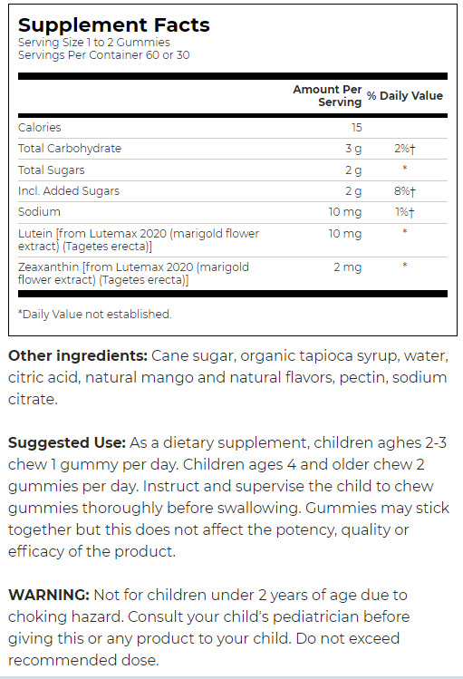 Swanson Kids Vision Support - Mango-factsheets