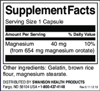 Swanson Magnesium Orotate-factsheets