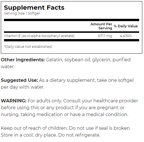 Natural Vitamin E-factsheets