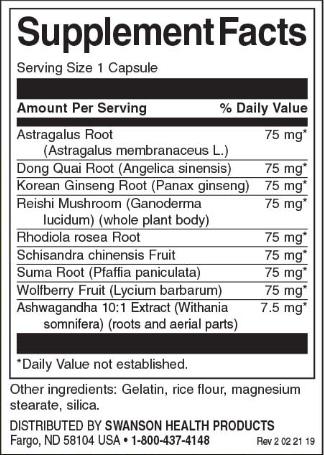 Swanson Rhodiola Ashwagandha Ginseng Complex-factsheets