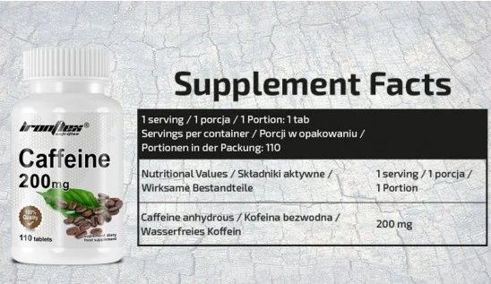 IronFlex Coffeine 200mg-factsheets