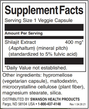 Swanson Shilajit Extract-factsheets