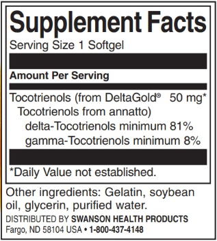 Swanson Tocotrienols-factsheets