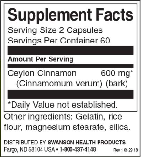 Swanson True Cinnamon - Full Spectrum-factsheets