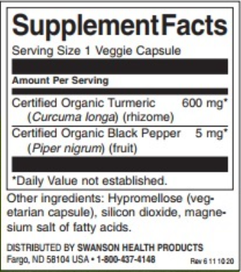 Swanson Turmeric & Black Pepper-factsheets