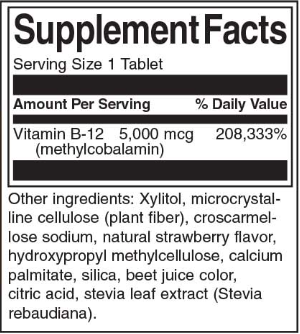 Swanson Methylcobalamin Vitamin B-12-factsheets