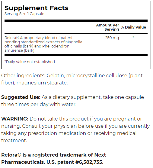 Swanson Relora-factsheets