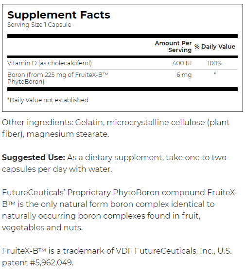 Swanson Vitamin D & Boron-factsheets