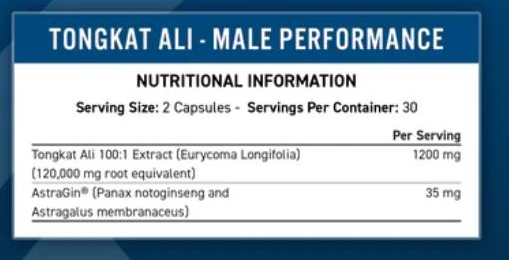 Applied Nutrition Tongkat Ali-factsheets