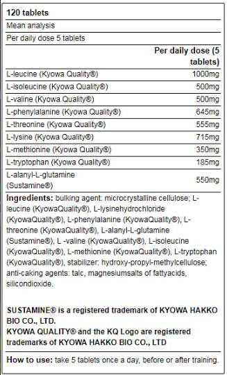 Yamamoto Nutrition AminoDEX - KYOWA QUALITY-factsheets