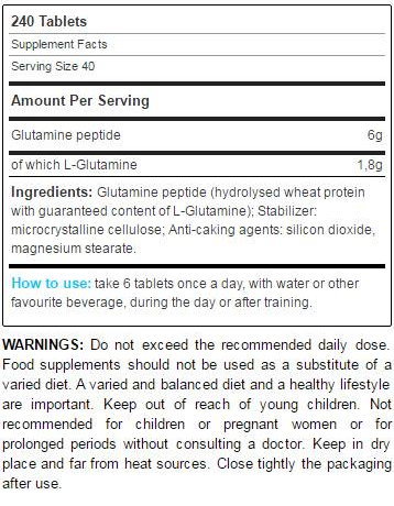 Yamamoto Nutrition Glutamine Peptide-factsheets