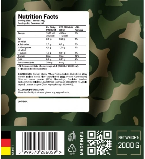 Army 1 ISO 1-factsheets