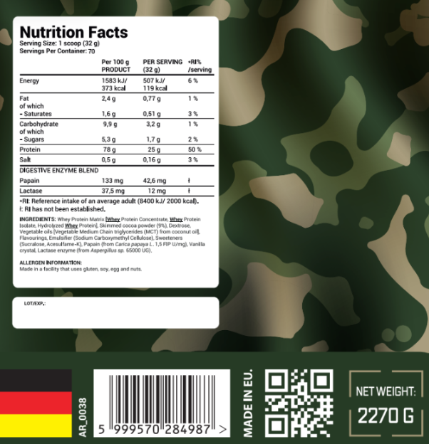 Promo Stack Army1 Whey1 1+1 ΔΩΡΟ-factsheets