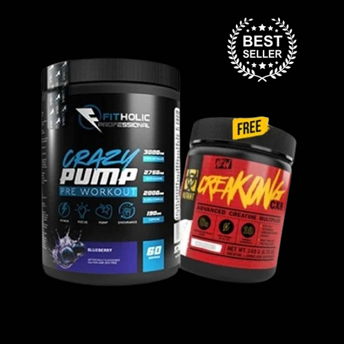 Promo Stack Fitholic Crazy Pump + Creakong CX8 Unflavored FREE-factsheets