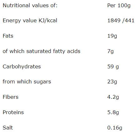 Born Winner Flap Jack Oat Bar-factsheets