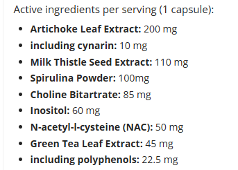 Ironflex Nutrition Liver Support-factsheets